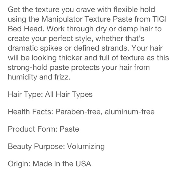 Bedhead Manipulator Texture Paste - Picture 2 of 4